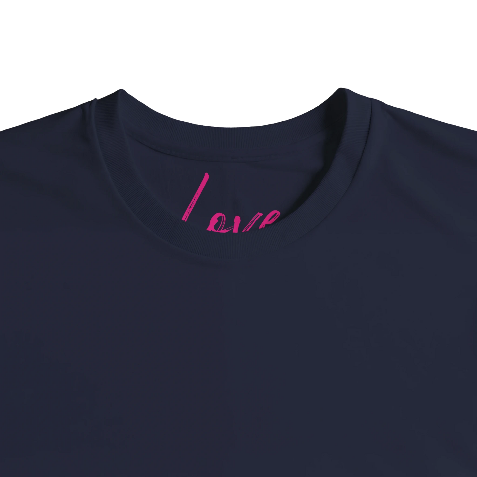 Love - "Chromatic Kiss" T-shirt French Navy XS 2