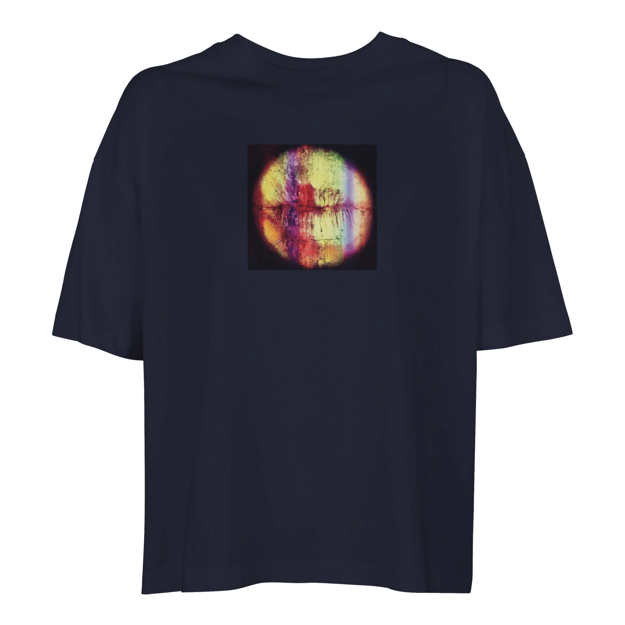 Love - "Chromatic Kiss" T-shirt French Navy XS 29