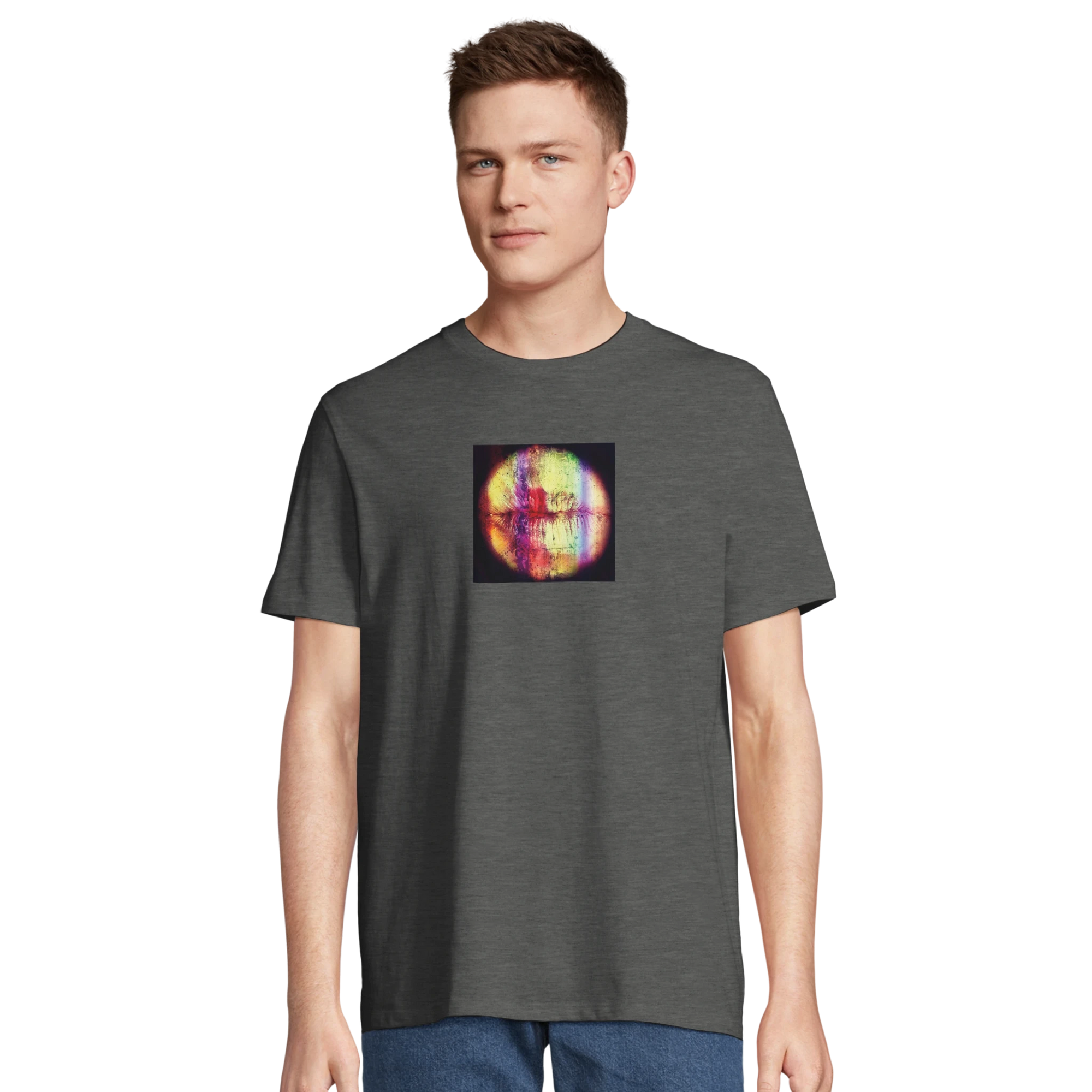 Love - "Chromatic Kiss" T-shirt Grey Melange XS 4
