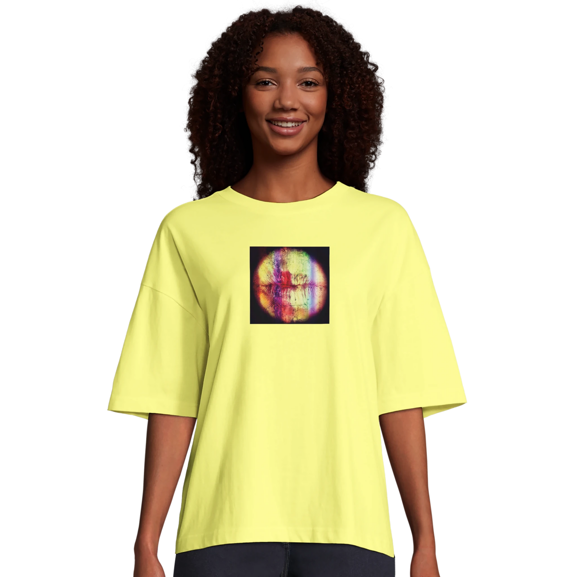 Love - "Chromatic Kiss" T-shirt Light Yellow XS 17