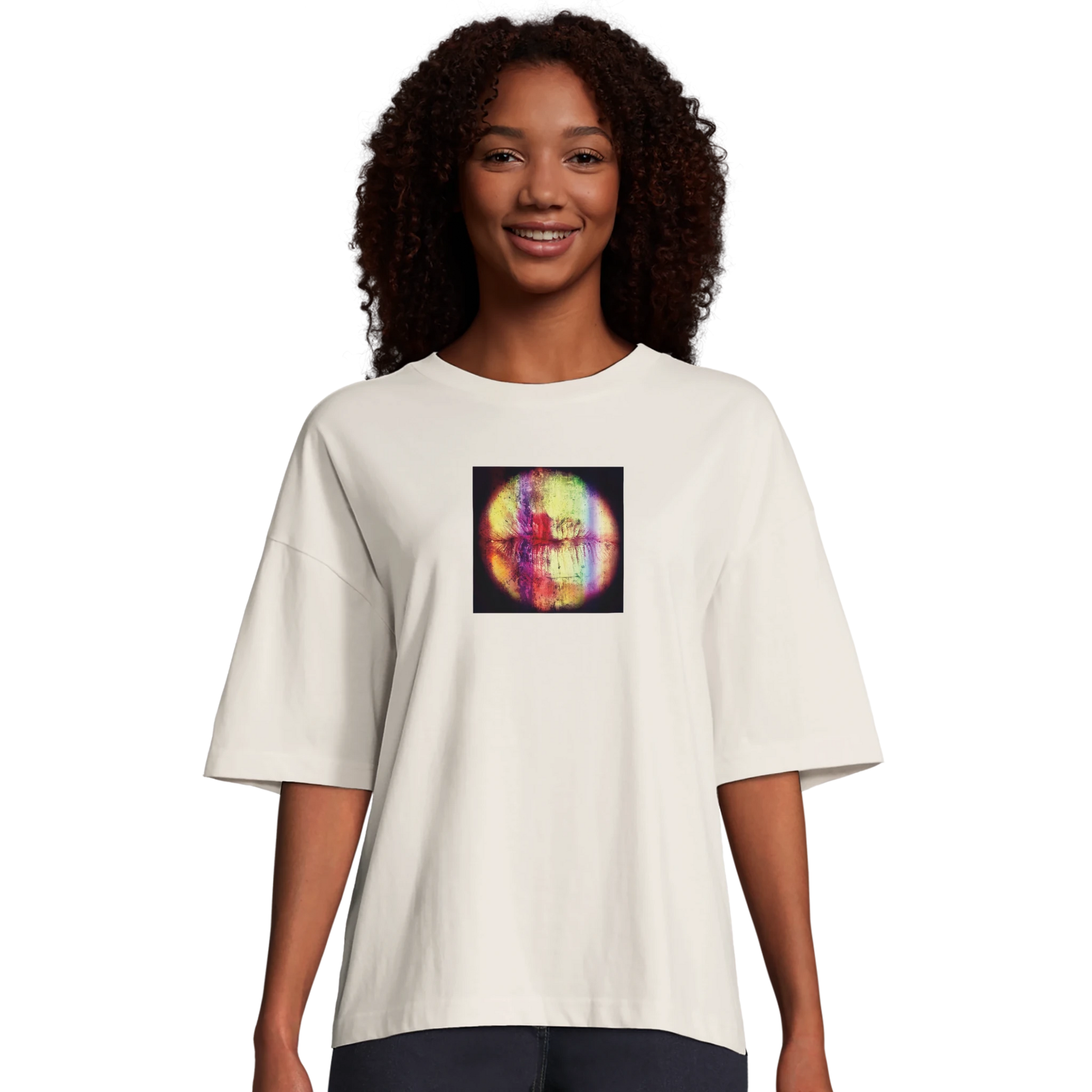 Love - "Chromatic Kiss" T-shirt Off White XS 22