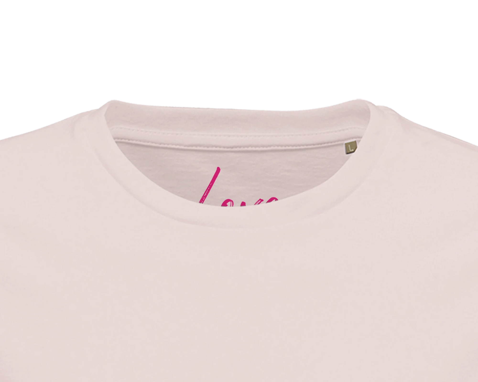 Love - "Chromatic Kiss" T-shirt Pale Pink XS 2