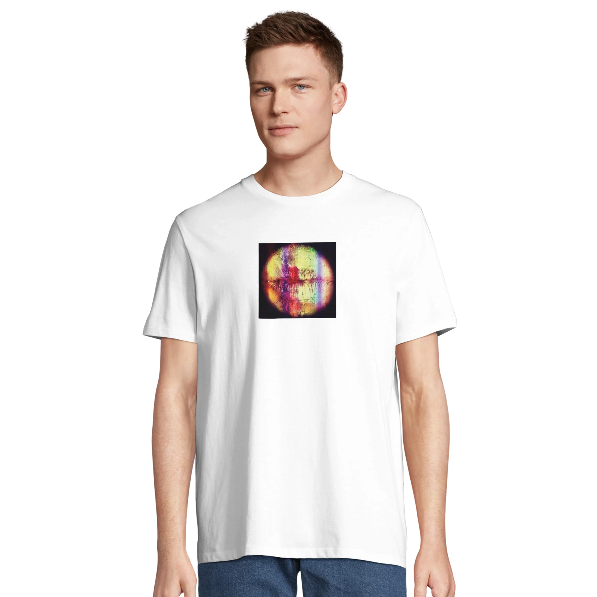 Love - "Chromatic Kiss" T-shirt White XS 4