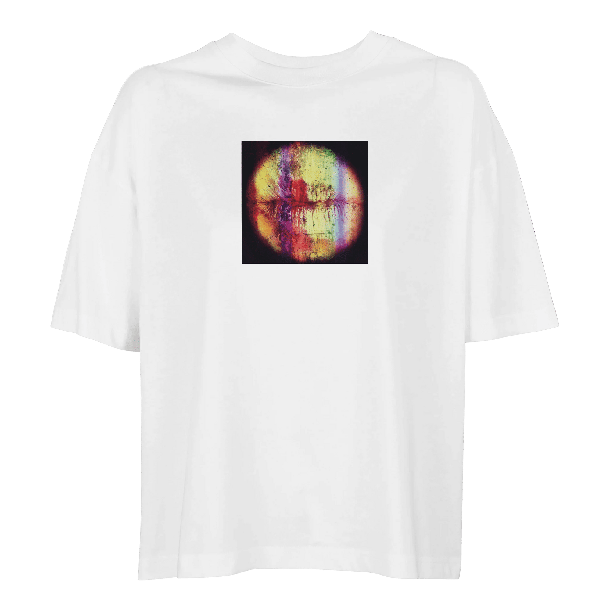 Love - "Chromatic Kiss" T-shirt White XS 4