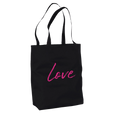 Love - "Chromatic Kiss" Tote Bag Black 4