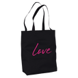 Love - "Chromatic Kiss" Tote Bag Black 4
