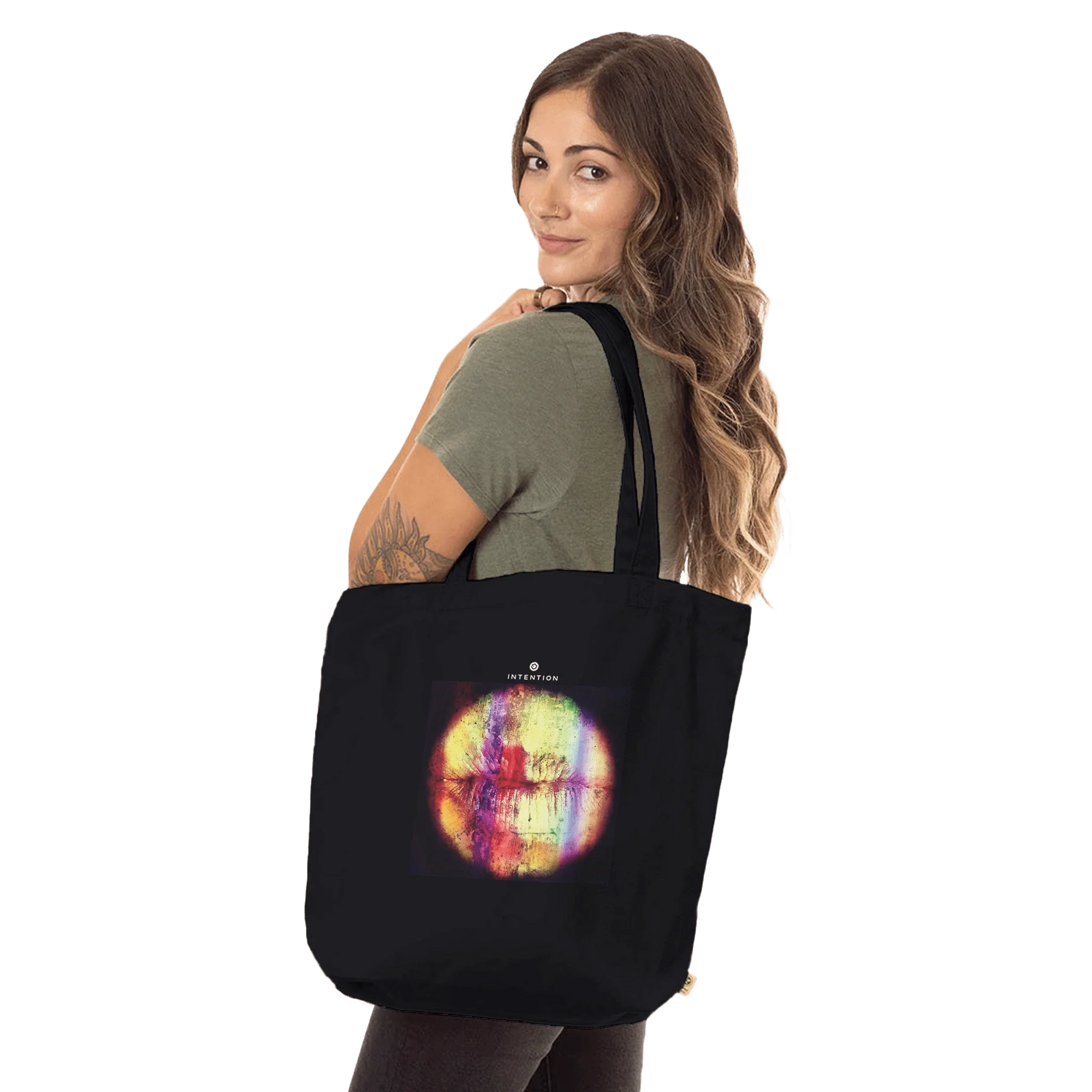 Love - "Chromatic Kiss" Tote Bag Black 5