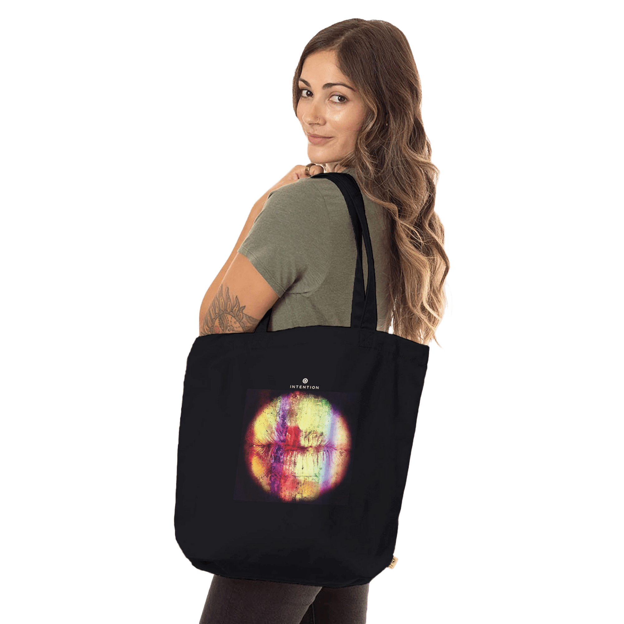 Love - "Chromatic Kiss" Tote Bag Black 5