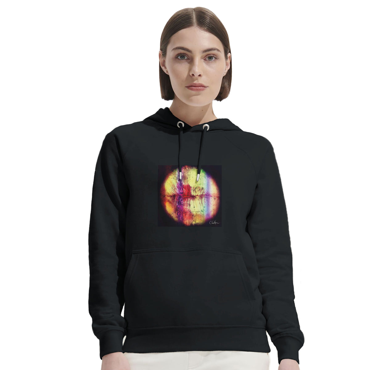 Love - "Chromatic Kiss" Hoodie Black 5