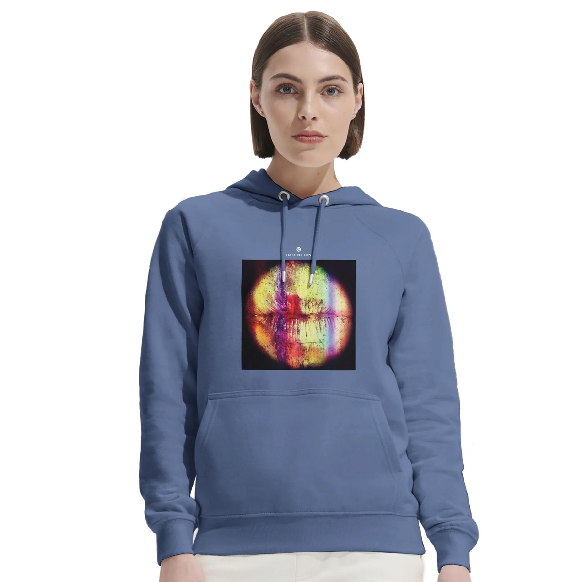 Love - "Chromatic Kiss" Hoodie Blue 5