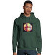 Love - "Chromatic Kiss" Hoodie Bottle Green 3