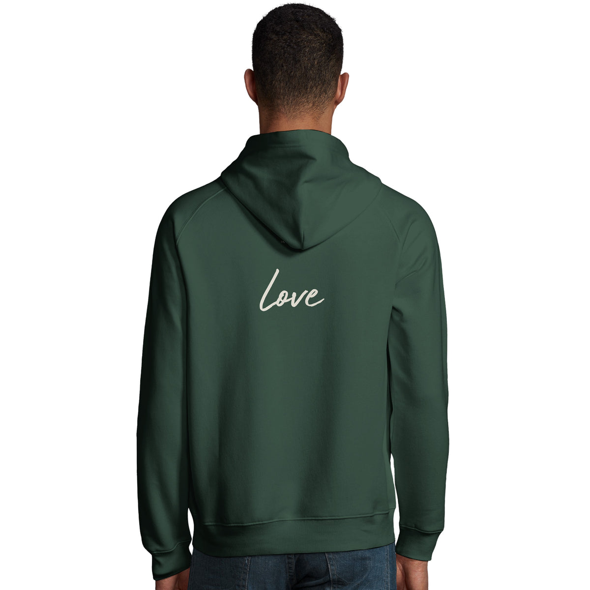 Love - "Chromatic Kiss" Hoodie Bottle Green 4