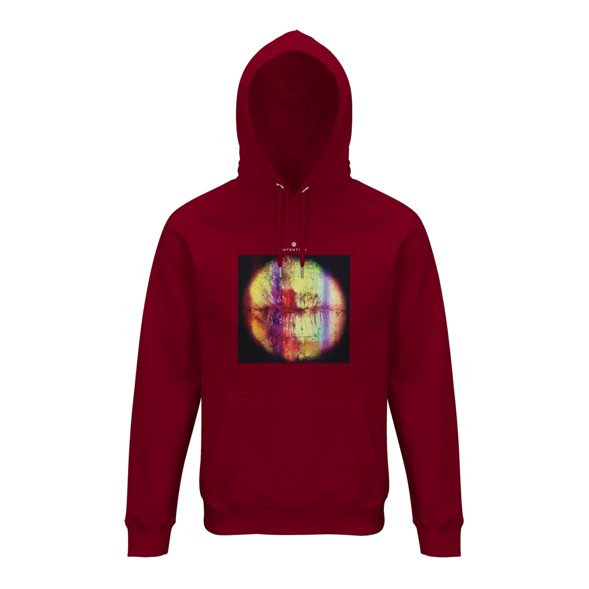 Love - "Chromatic Kiss" Hoodie Burgundy 1