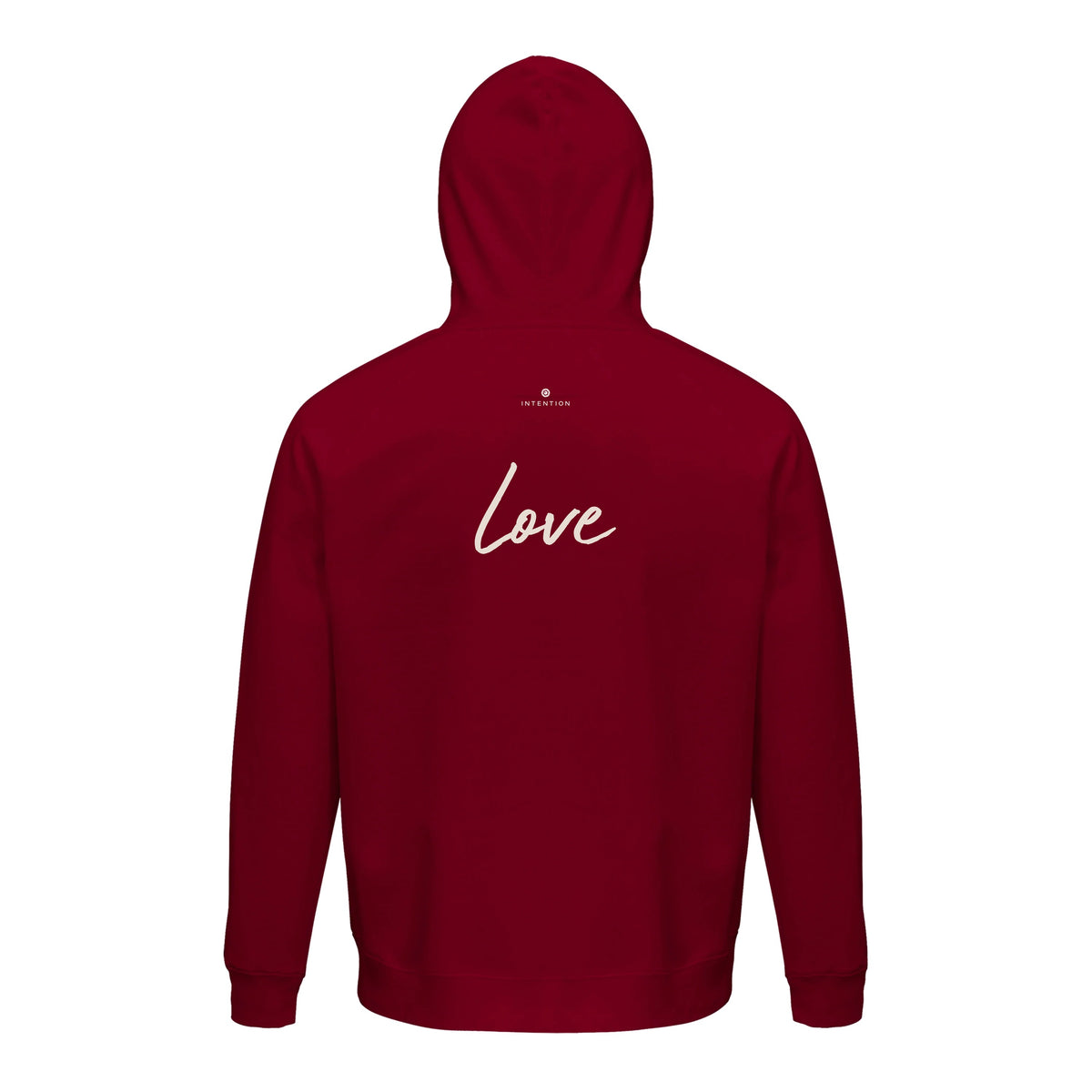 Love - "Chromatic Kiss" Hoodie Burgundy 2