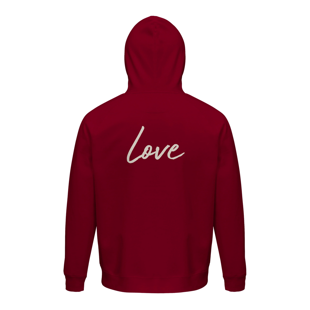 Love - "Chromatic Kiss" Hoodie Burgundy 2
