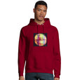 Love - "Chromatic Kiss" Hoodie Burgundy 3