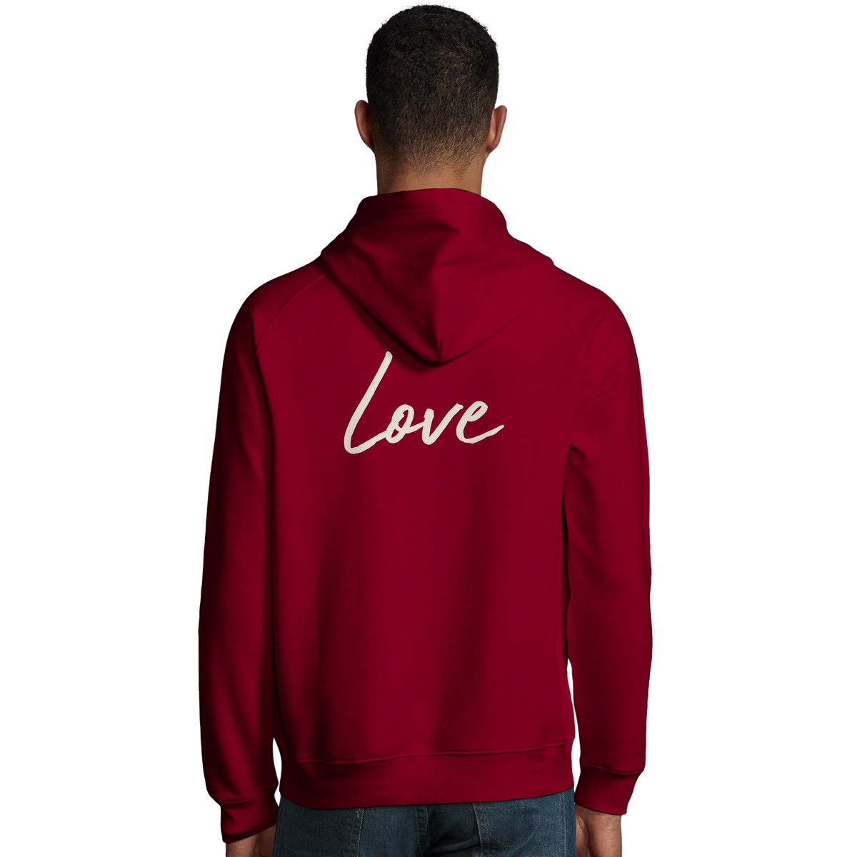 Love - "Chromatic Kiss" Hoodie Burgundy 4