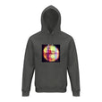 Love - "Chromatic Kiss" Hoodie charcoal melange 1