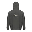 Love - "Chromatic Kiss" Hoodie charcoal melange 2