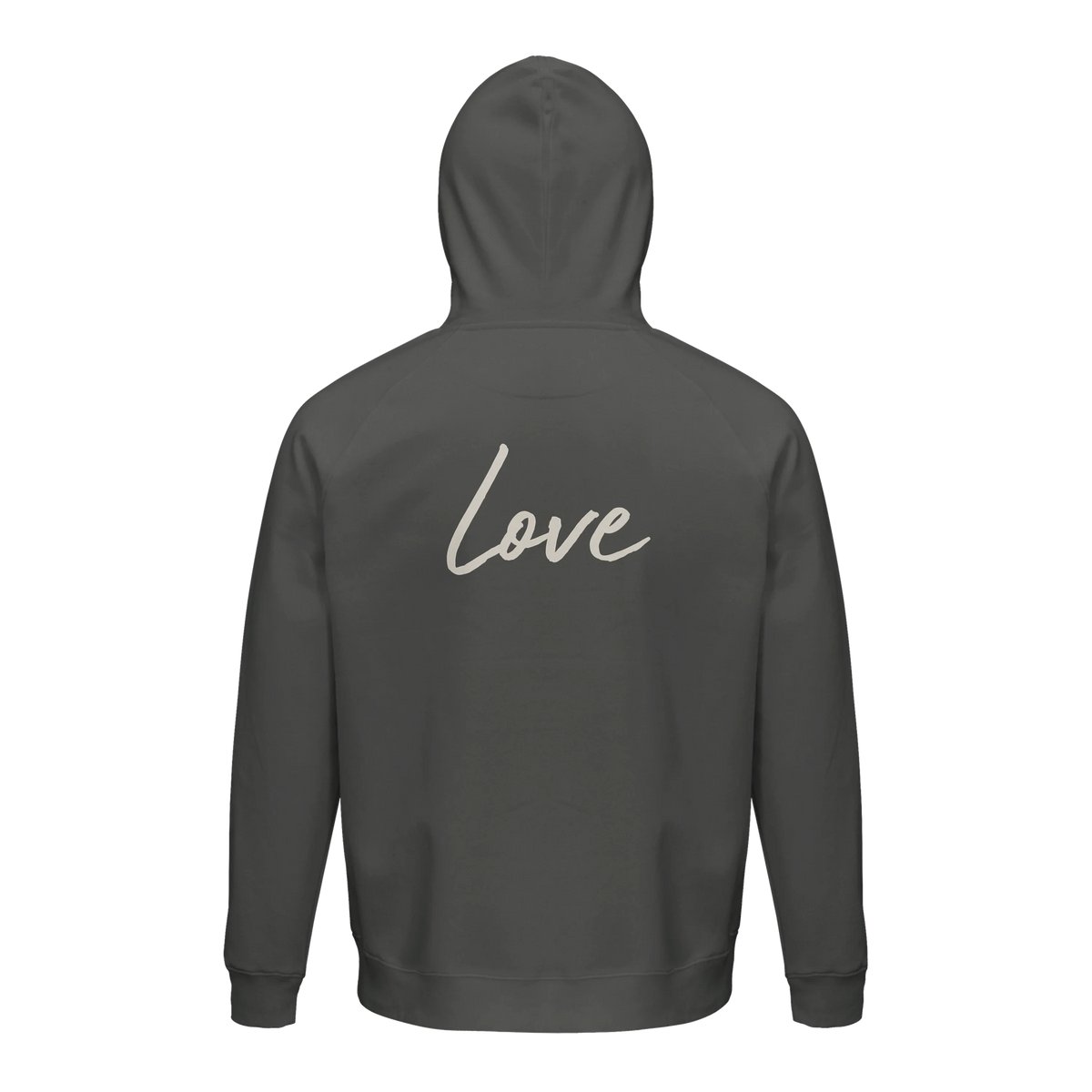 Love - "Chromatic Kiss" Hoodie charcoal melange 2