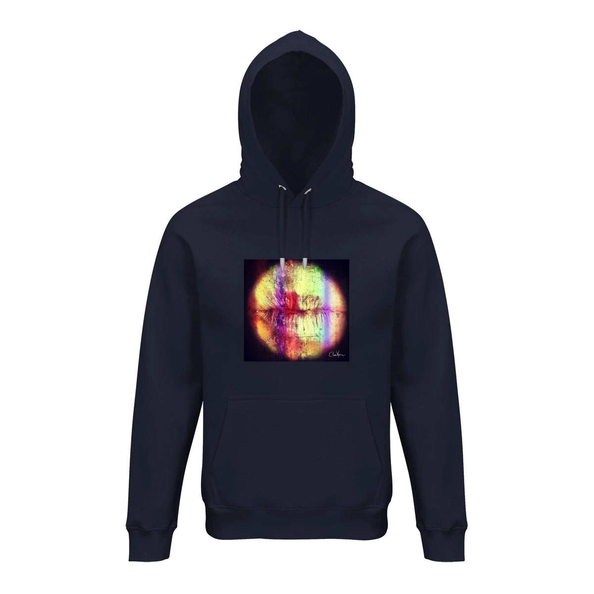 Love - "Chromatic Kiss" Hoodie French Navy 1