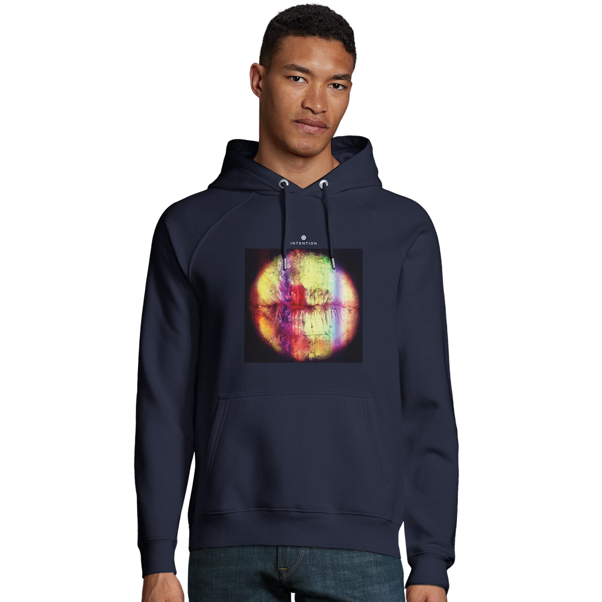 Love - "Chromatic Kiss" Hoodie French Navy 3
