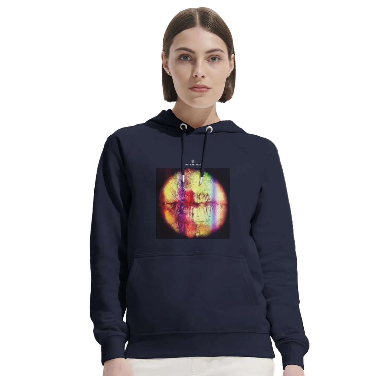 Love - "Chromatic Kiss" Hoodie French Navy 5