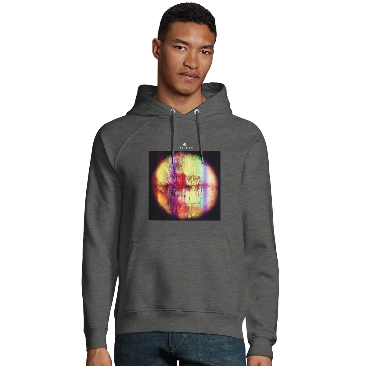 Love - "Chromatic Kiss" Hoodie Grey Melange 3