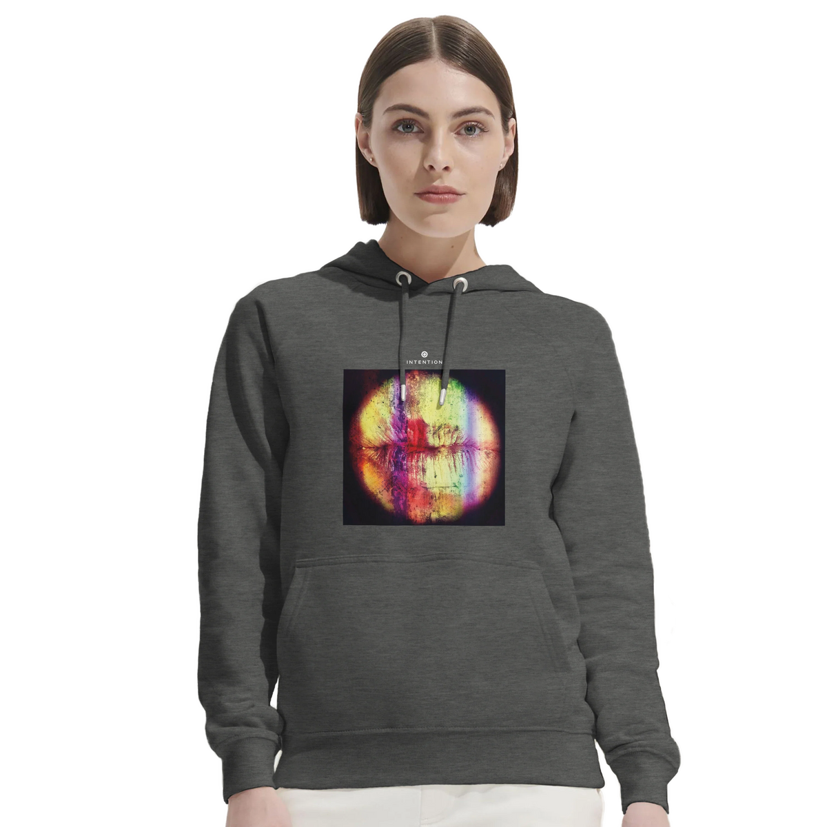 Love - "Chromatic Kiss" Hoodie Grey Melange 5