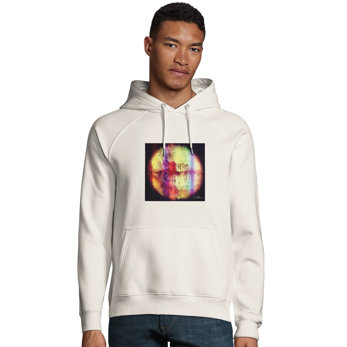 Love - "Chromatic Kiss" Hoodie Off White 3