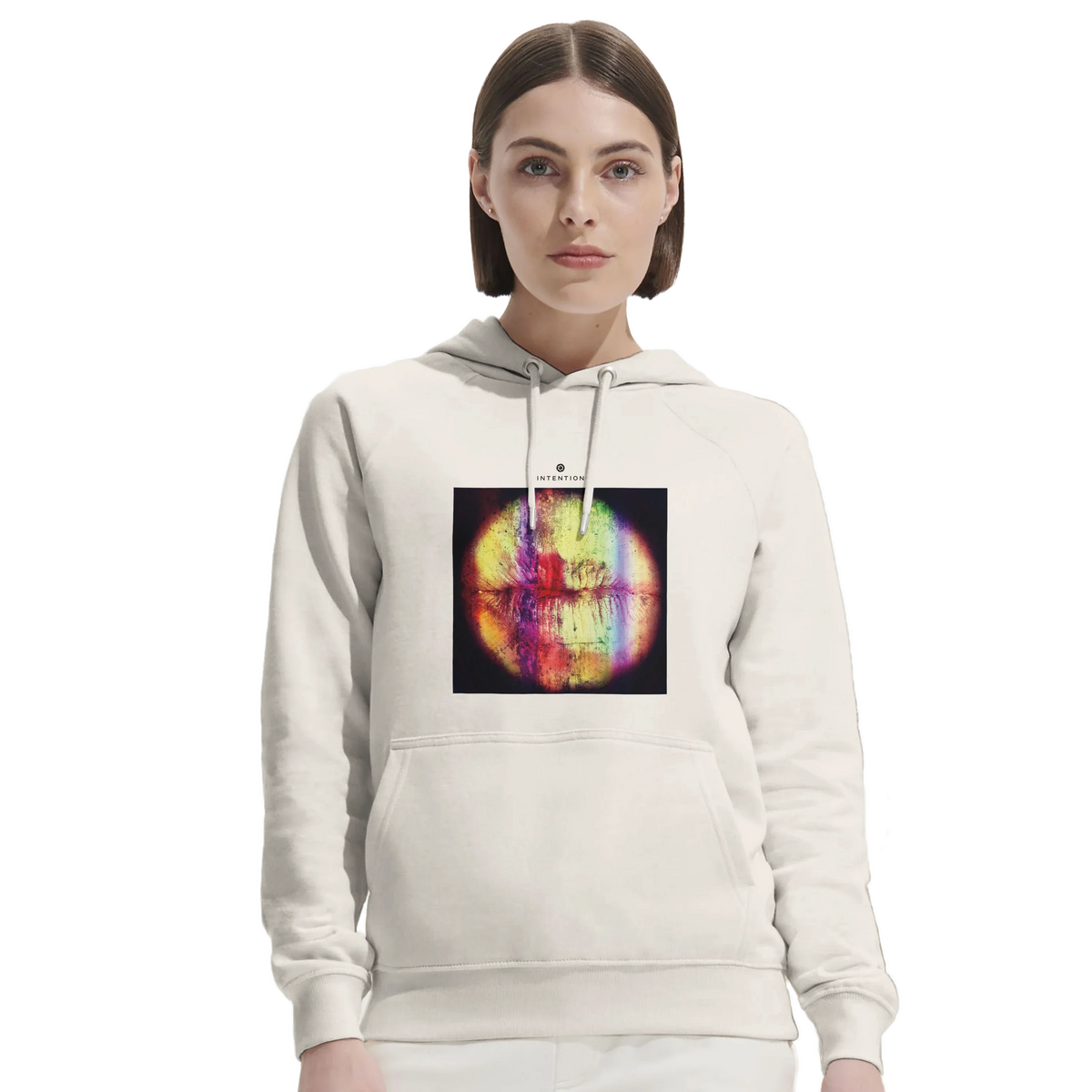 Love - "Chromatic Kiss" Hoodie Off White 5
