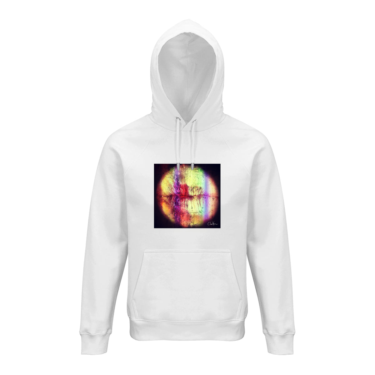 Love - "Chromatic Kiss" Hoodie White 1