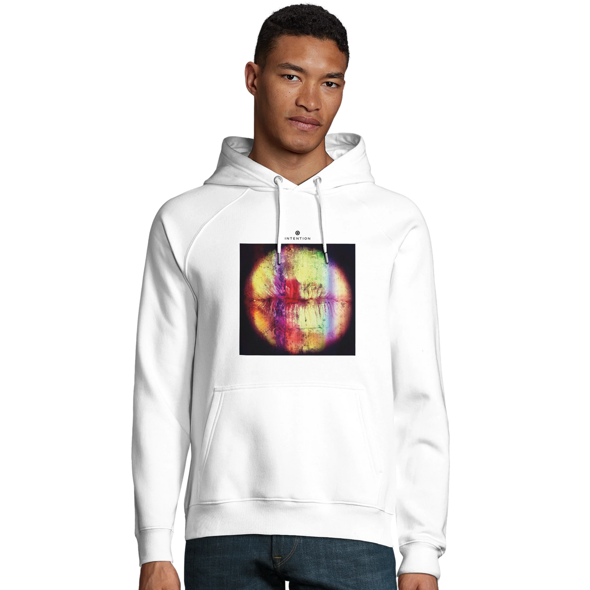 Love - "Chromatic Kiss" Hoodie White 3