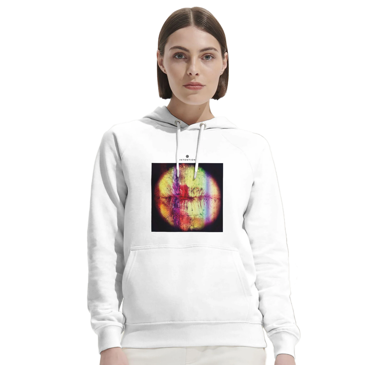 Love - "Chromatic Kiss" Hoodie White 5