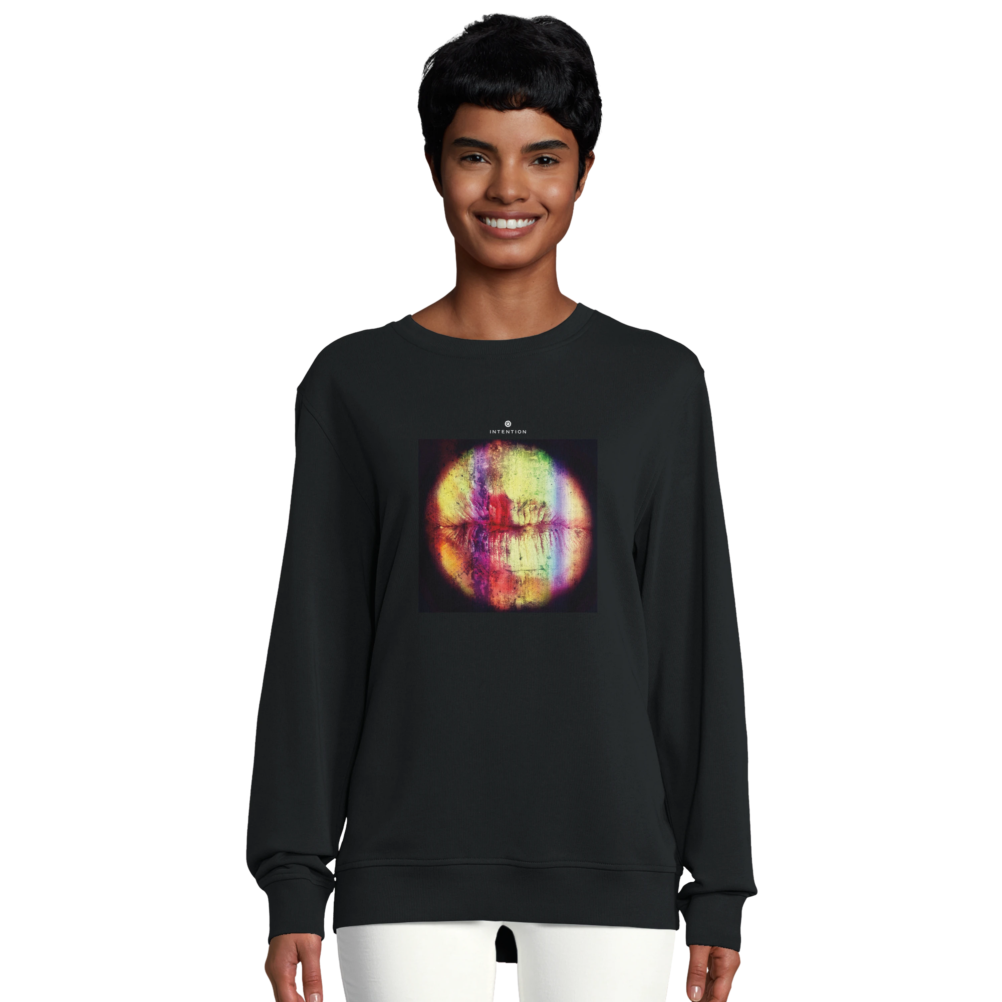 Love - "Chromatic Kiss" Sweatshirt Black XS 5