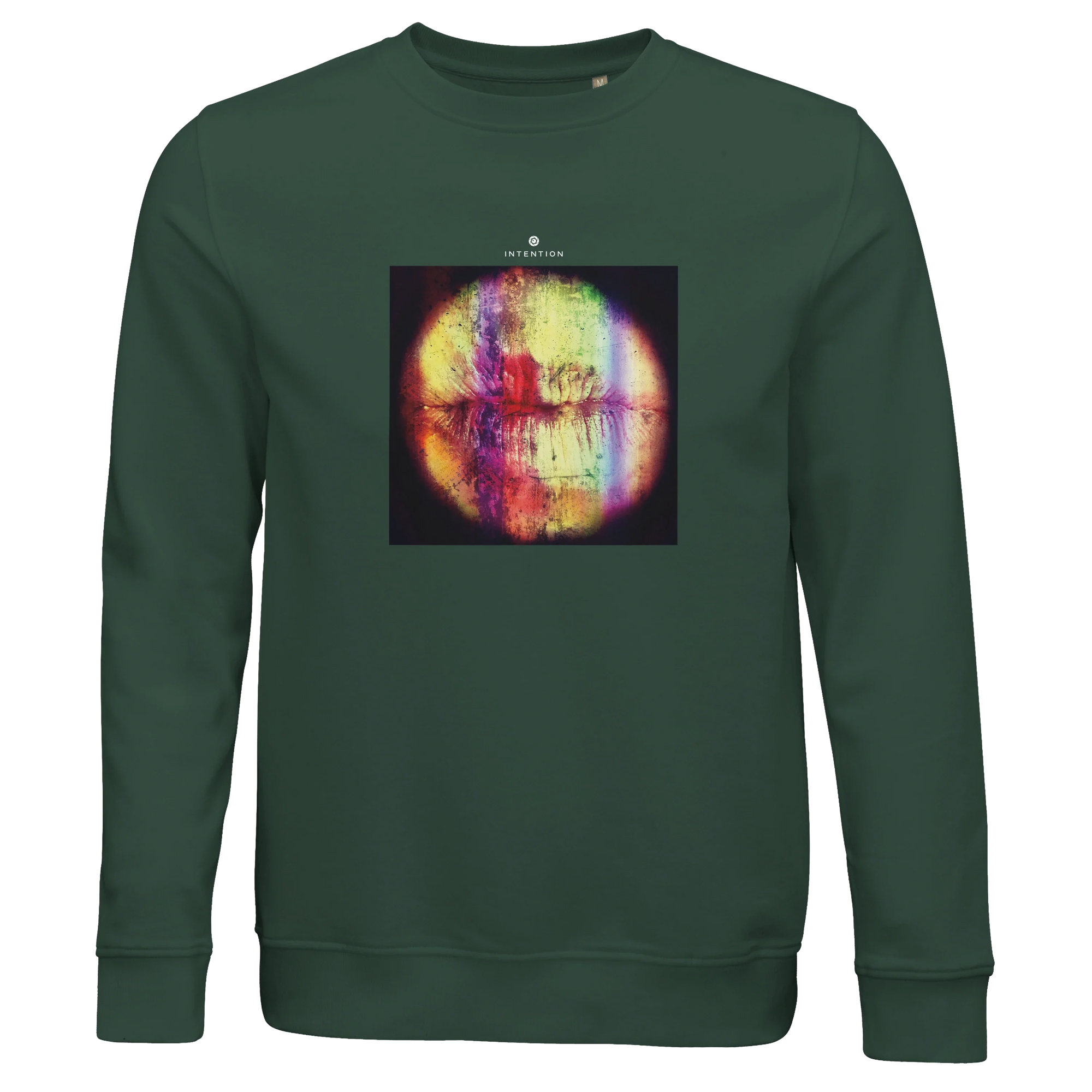 Love - "Chromatic Kiss" Sweatshirt Bottle Green 1