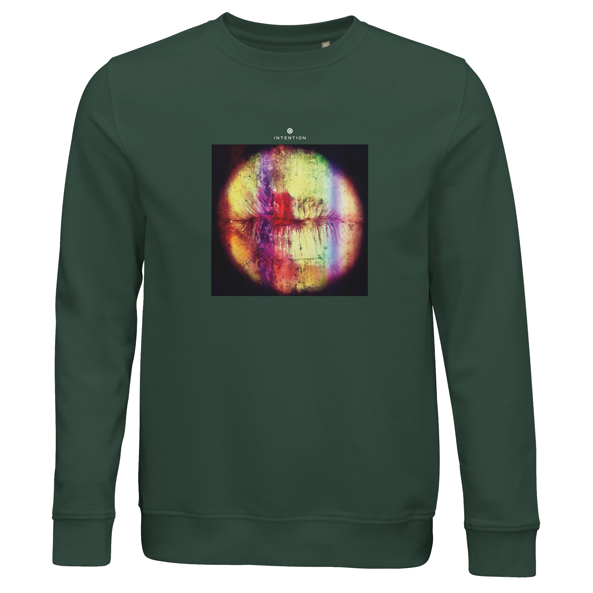 Love - "Chromatic Kiss" Sweatshirt Bottle Green XS 1