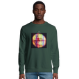 Love - "Chromatic Kiss" Sweatshirt Bottle Green 3