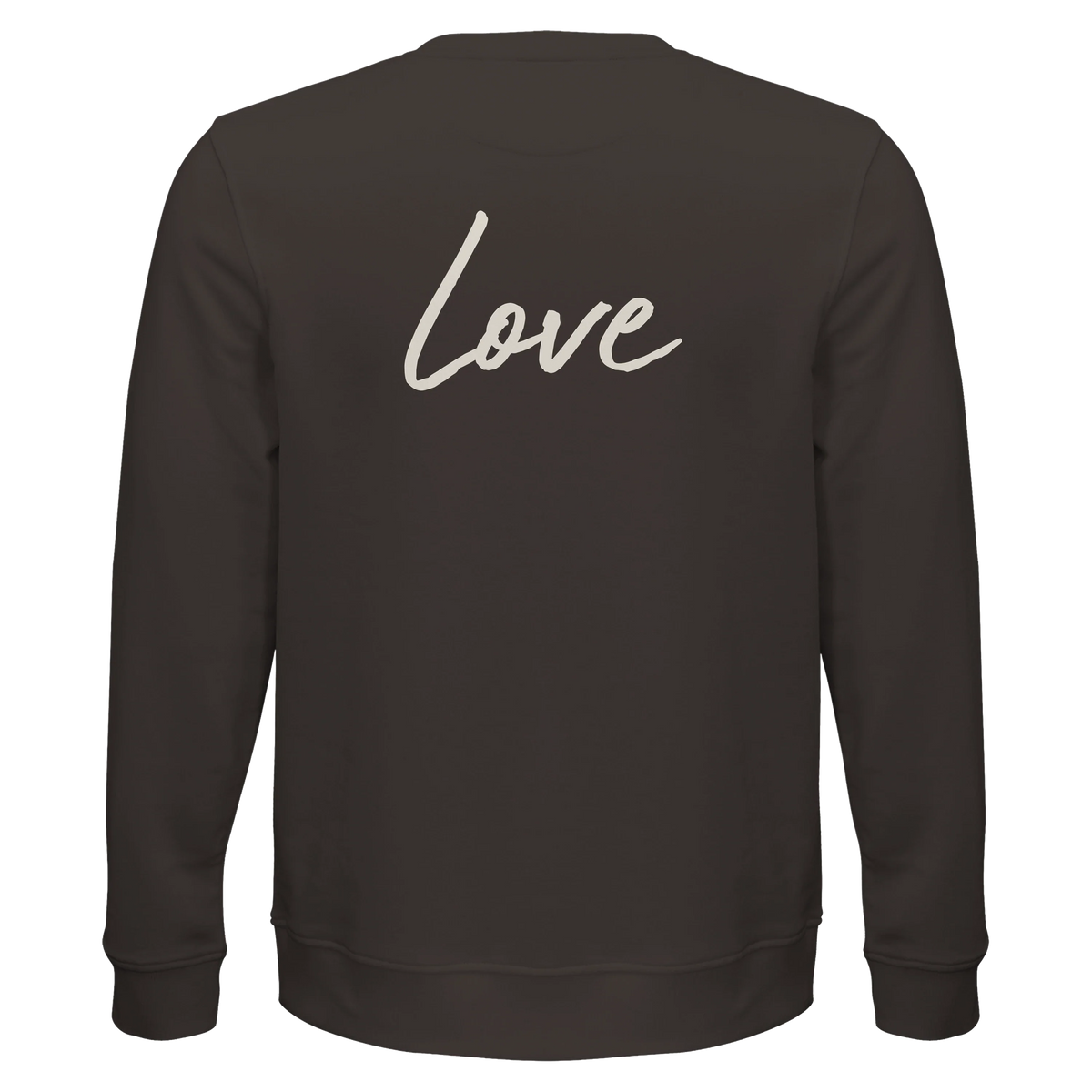 Love - "Chromatic Kiss" Sweatshirt deep charcoal grey 2
