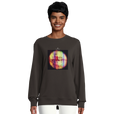 Love - "Chromatic Kiss" Sweatshirt deep charcoal grey 5