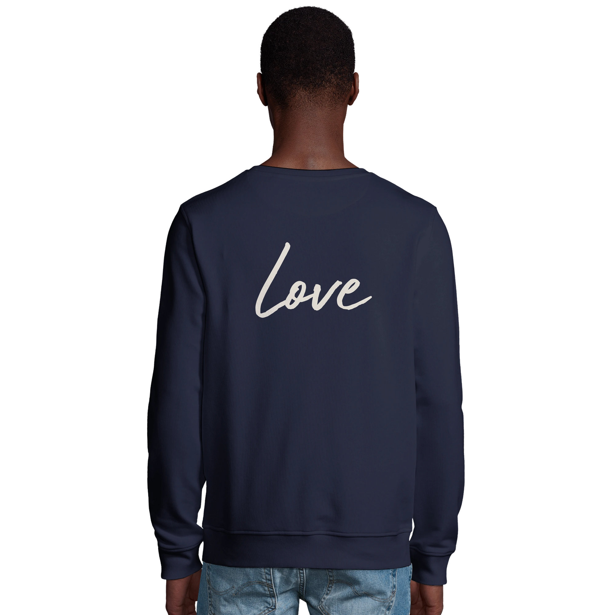 Love - "Chromatic Kiss" Sweatshirt French Navy XS 4