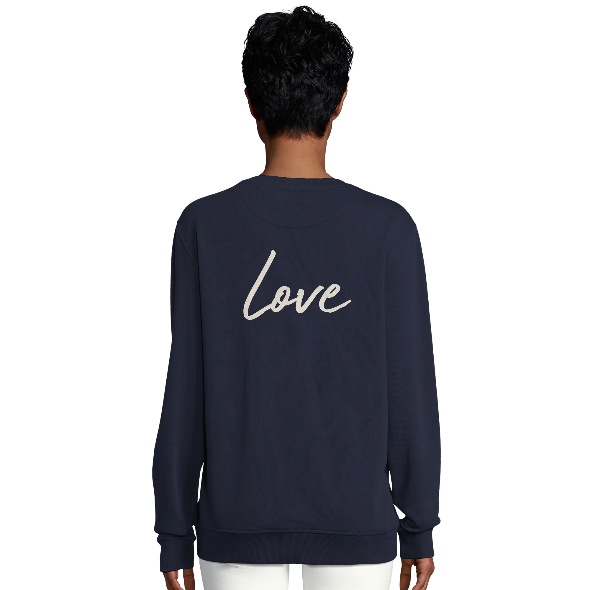 Love - "Chromatic Kiss" Sweatshirt French Navy 6