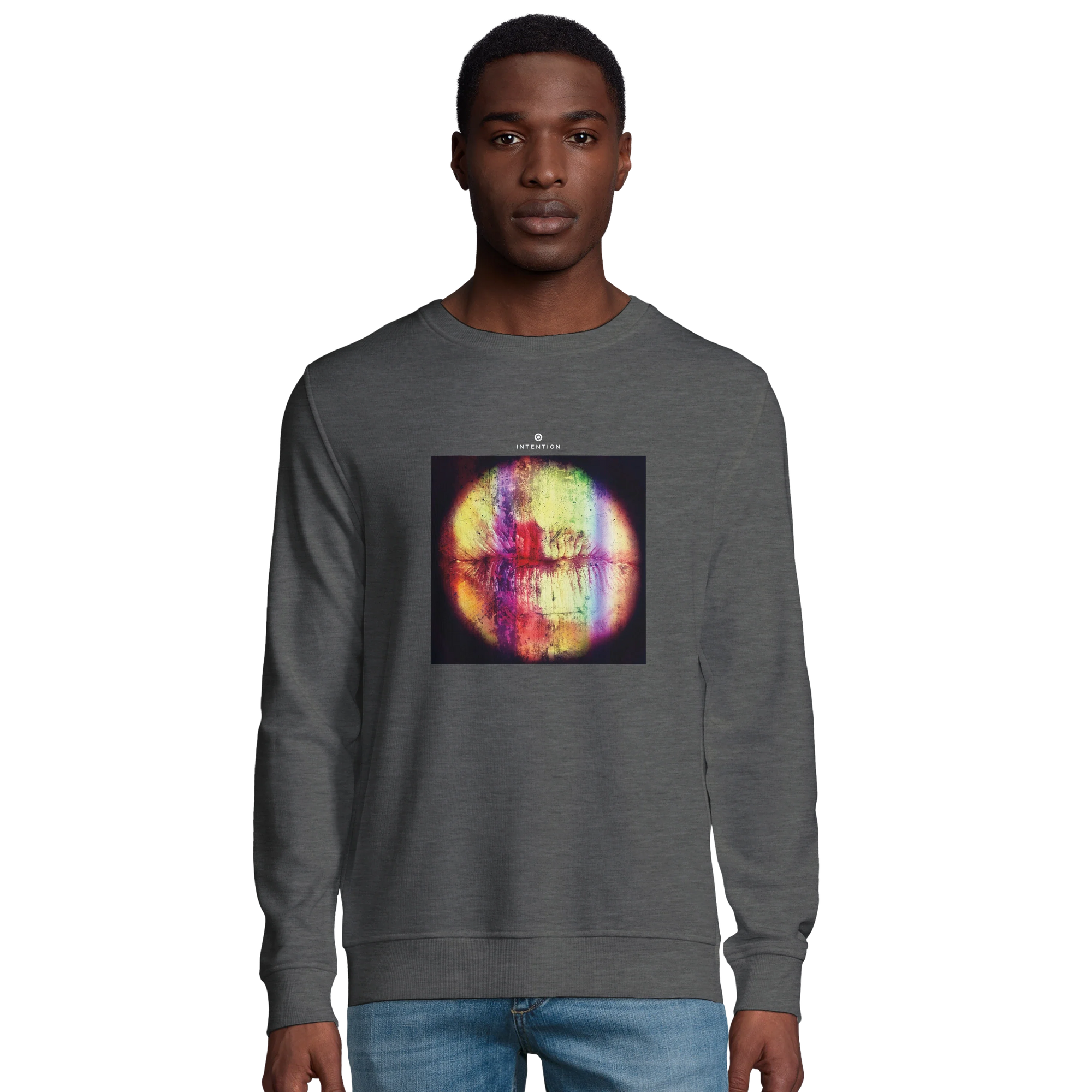 Love - "Chromatic Kiss" Sweatshirt Grey Melange 3