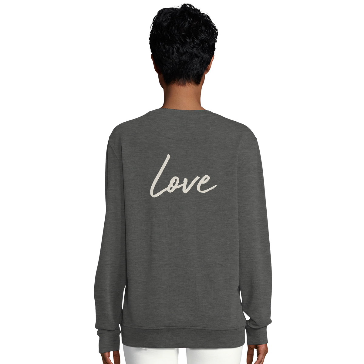 Love - "Chromatic Kiss" Sweatshirt Grey Melange 6