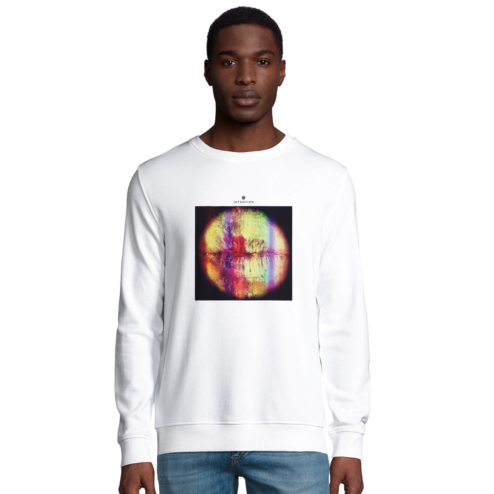 Love - "Chromatic Kiss" Sweatshirt White 3