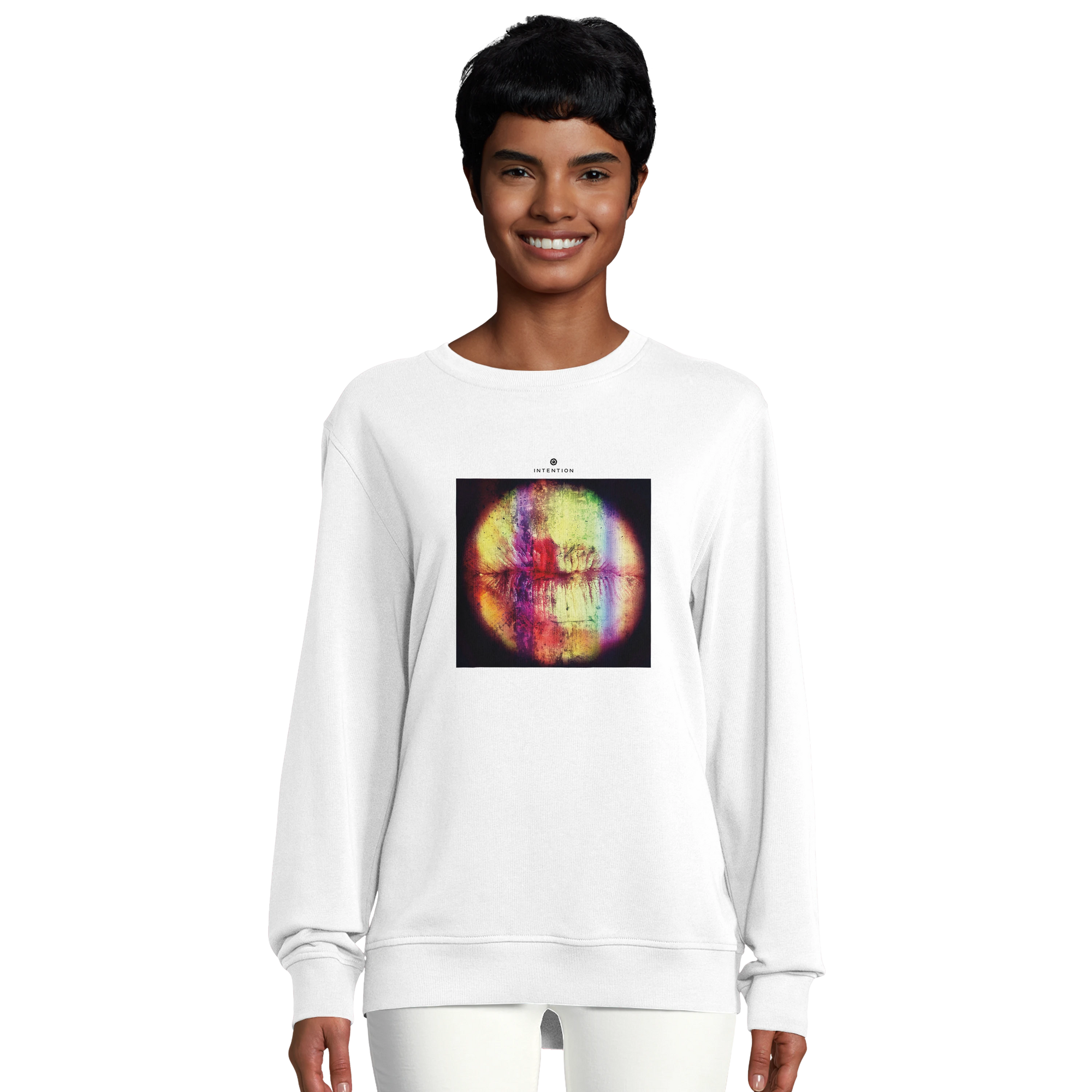Love - "Chromatic Kiss" Sweatshirt White XS 5