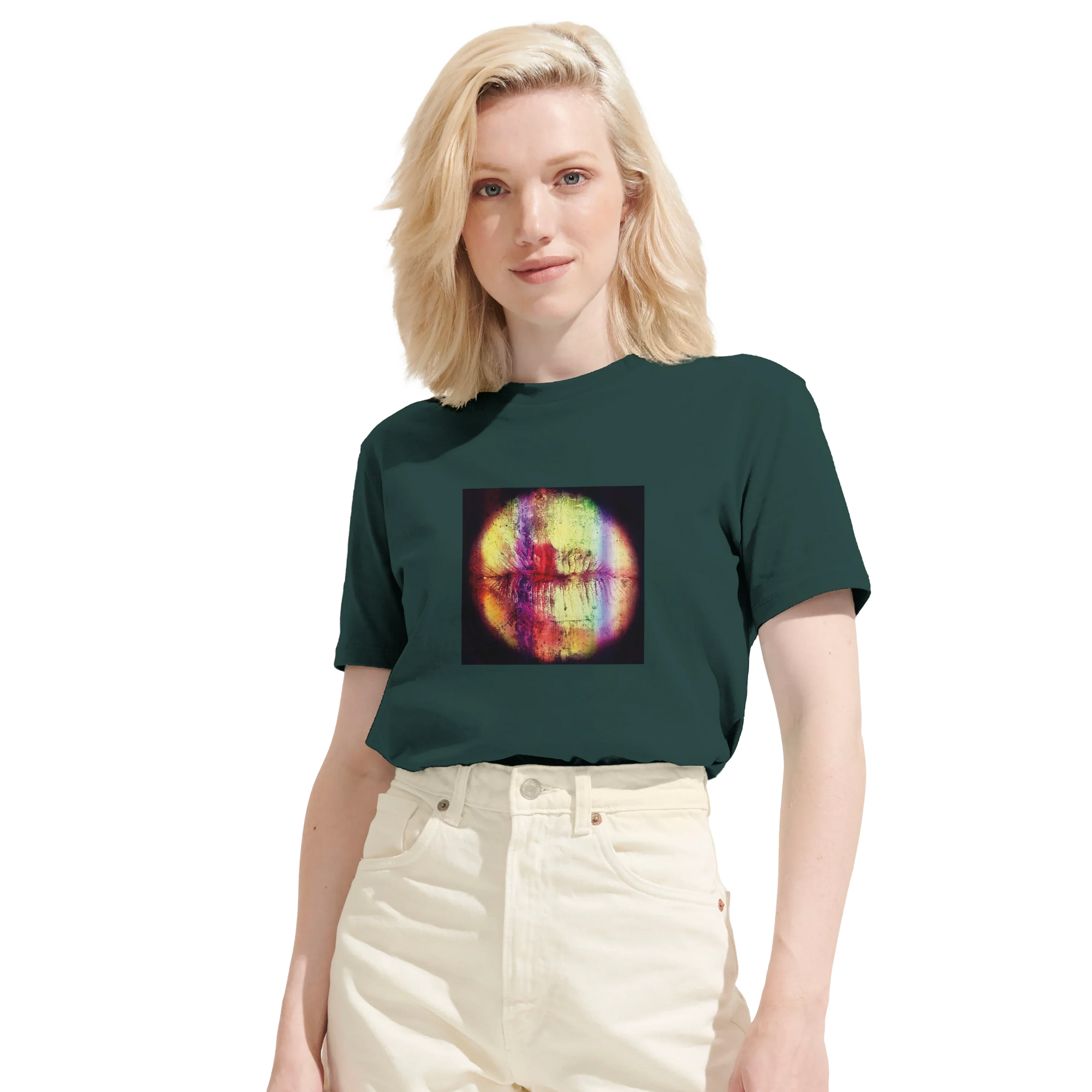 Love - "Chromatic Kiss" T-shirt green empire 6