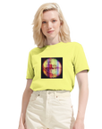 Love - "Chromatic Kiss" T-shirt Light Yellow XS 6