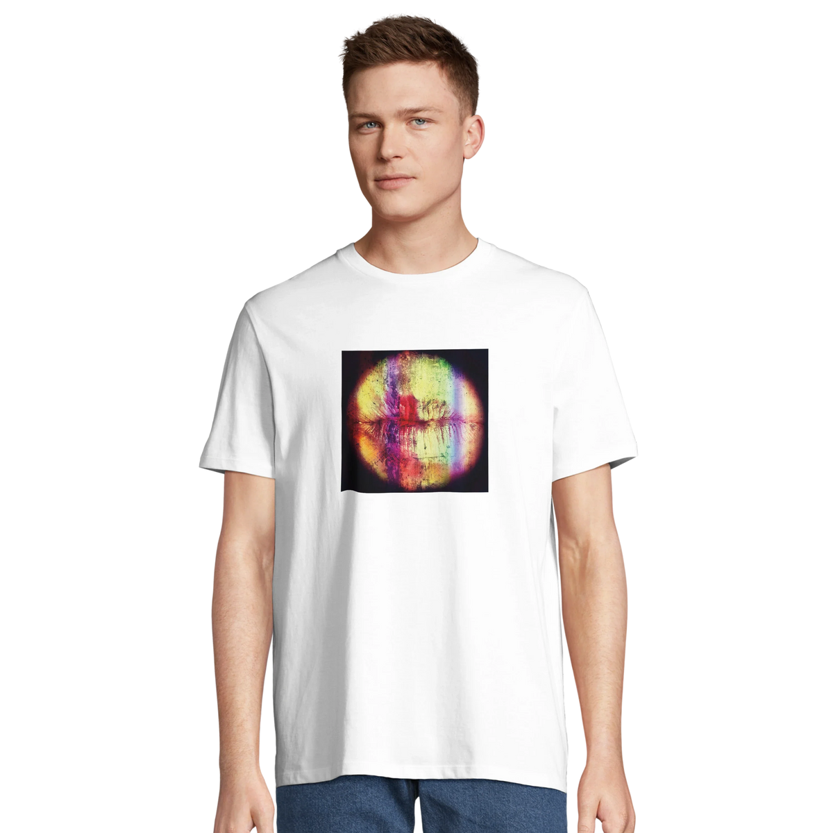 Love - "Chromatic Kiss" T-shirt White 4