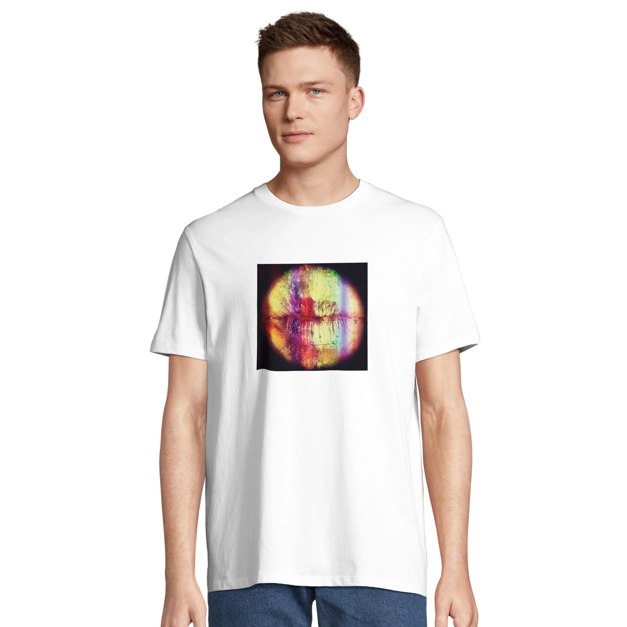 Love - "Chromatic Kiss" T-shirt White XS 4